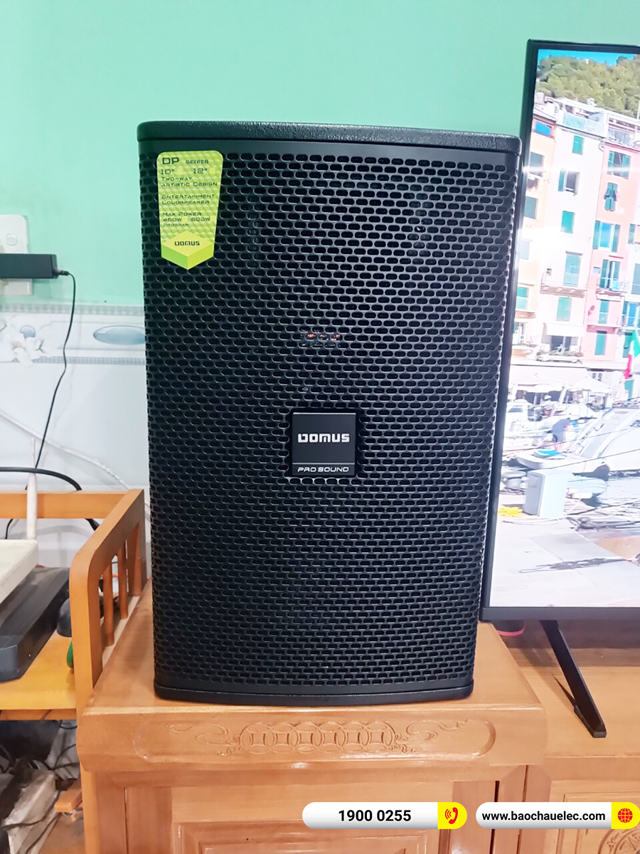 Lắp đặt d&agrave;n karaoke Domus hơn 40tr cho ch&uacute; Nghiệp ở B&igrave;nh Dương