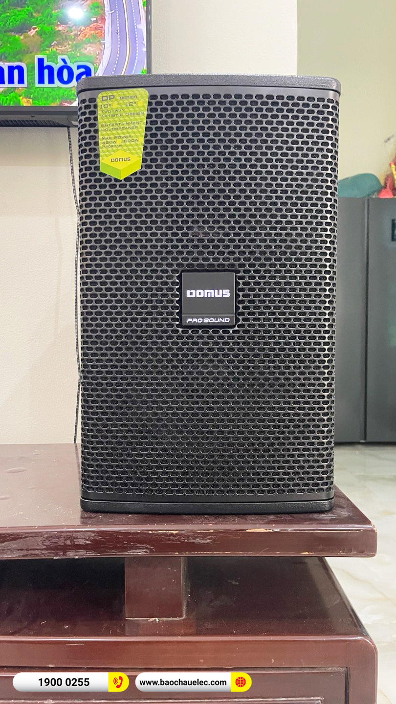 Lắp đặt d&agrave;n karaoke Domus hơn 21tr cho ch&uacute; Ph&ograve;ng tại H&agrave; Nam