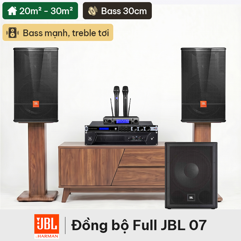 Dàn karaoke đồng bộ full JBL 07