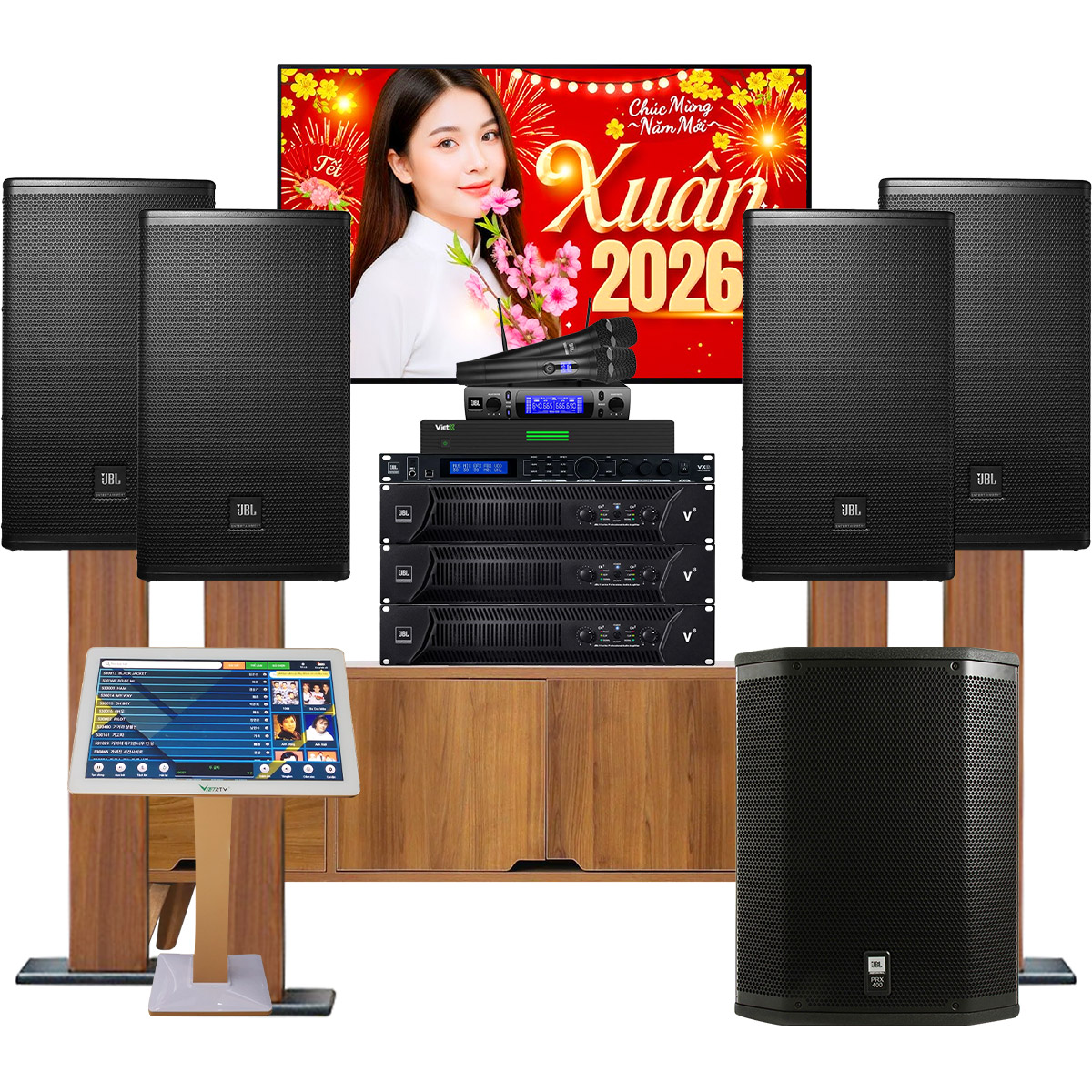 Dàn karaoke đồng bộ full JBL 12