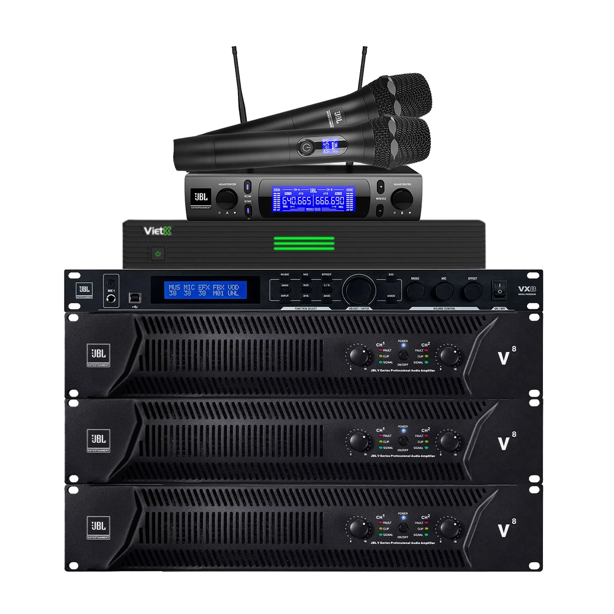 Dàn karaoke đồng bộ full JBL 12