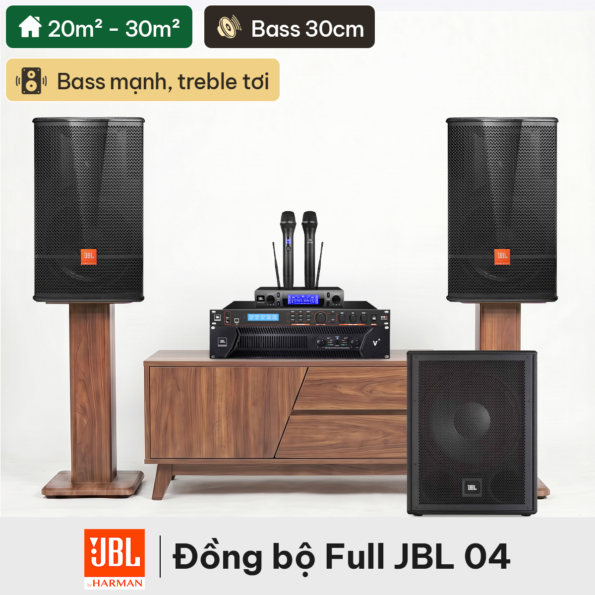 Dàn karaoke đồng bộ full JBL 04