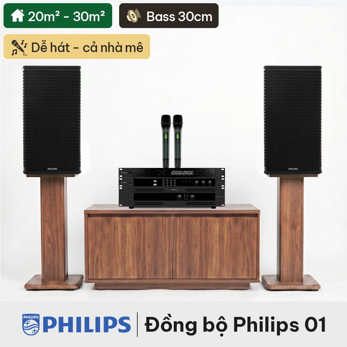 Dàn karaoke đồng bộ Philips 01