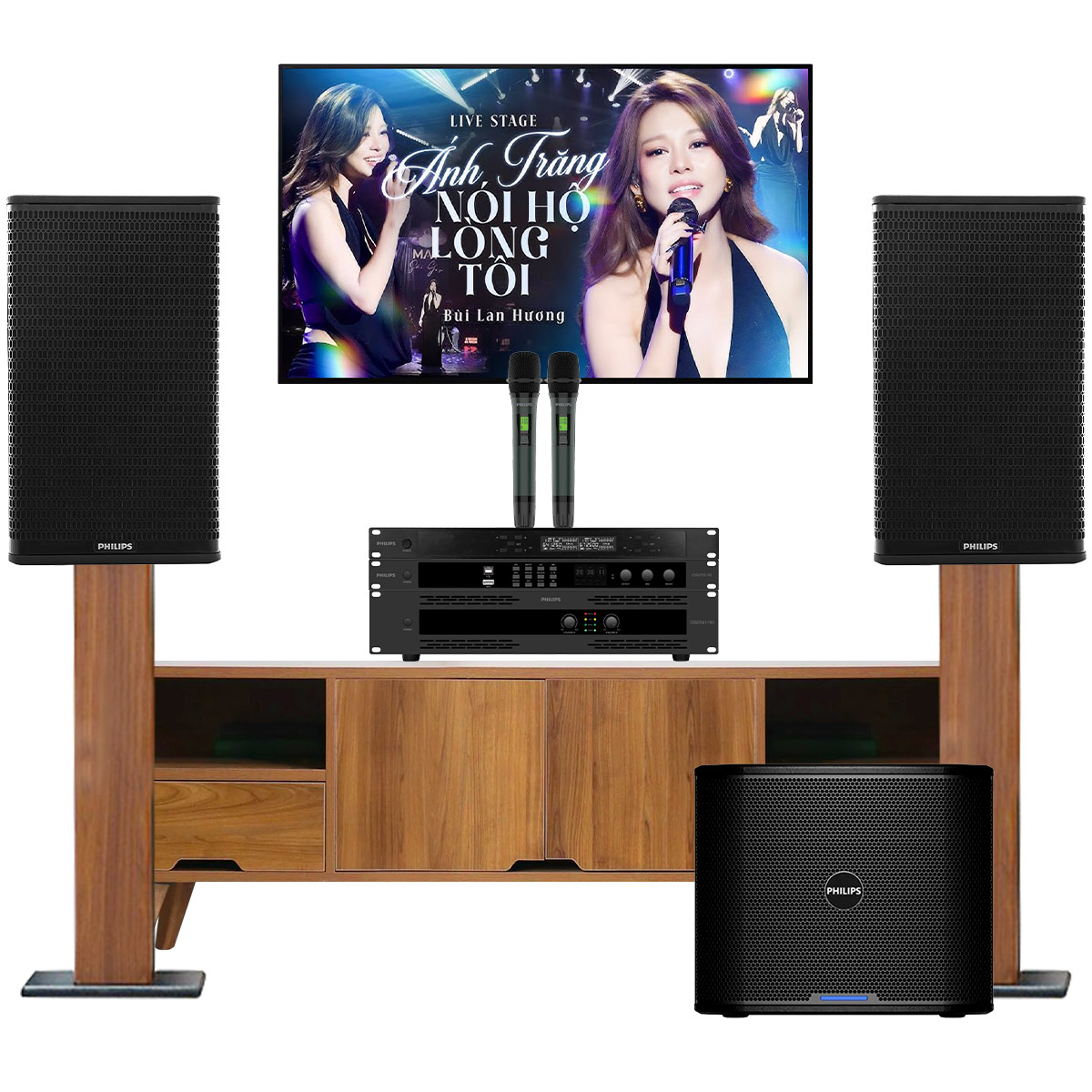 Dàn karaoke đồng bộ Philips 08