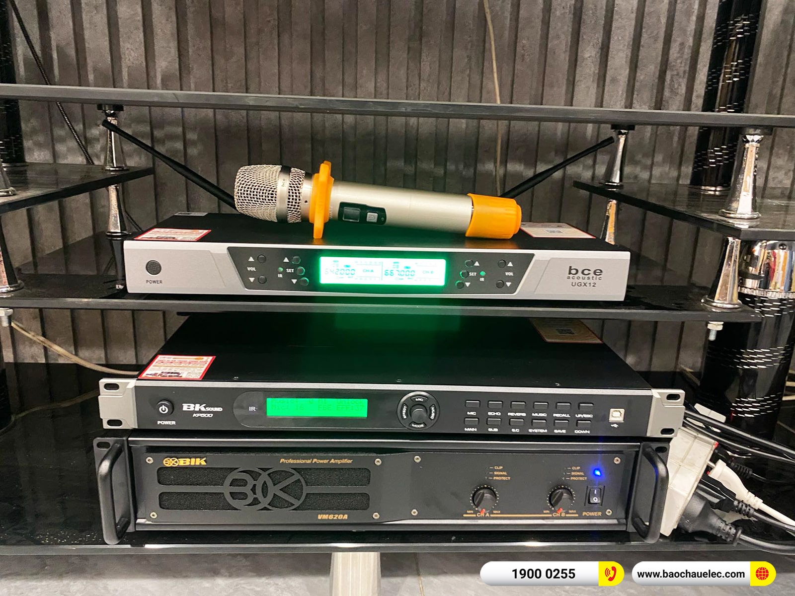 Lắp đặt dàn karaoke Denon gần 38tr cho chị Thoa tại Đồng Nai (Denon DP-R312, VM620A, KP500, SW612C, UGX12)