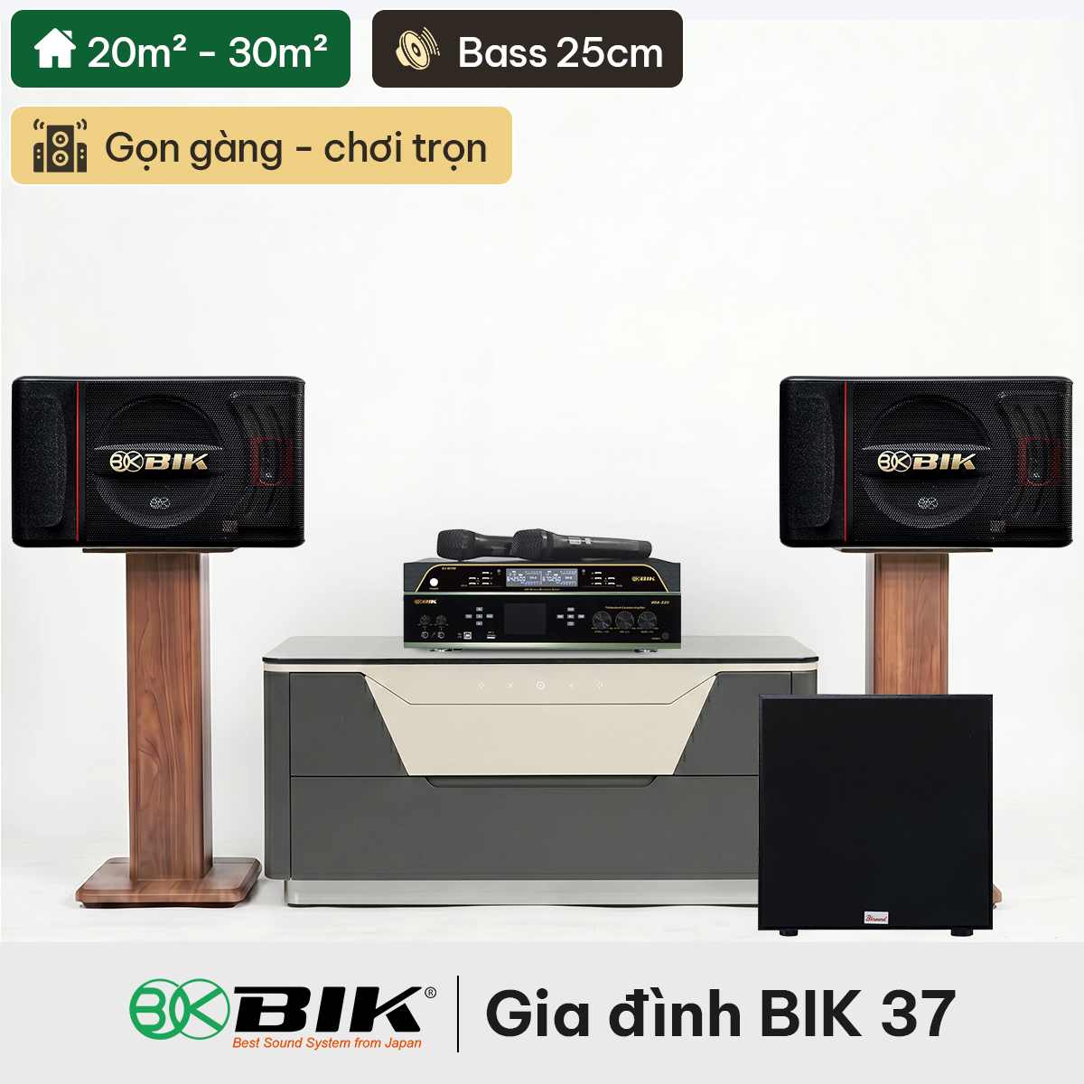 Dàn karaoke gia đình BIK 37