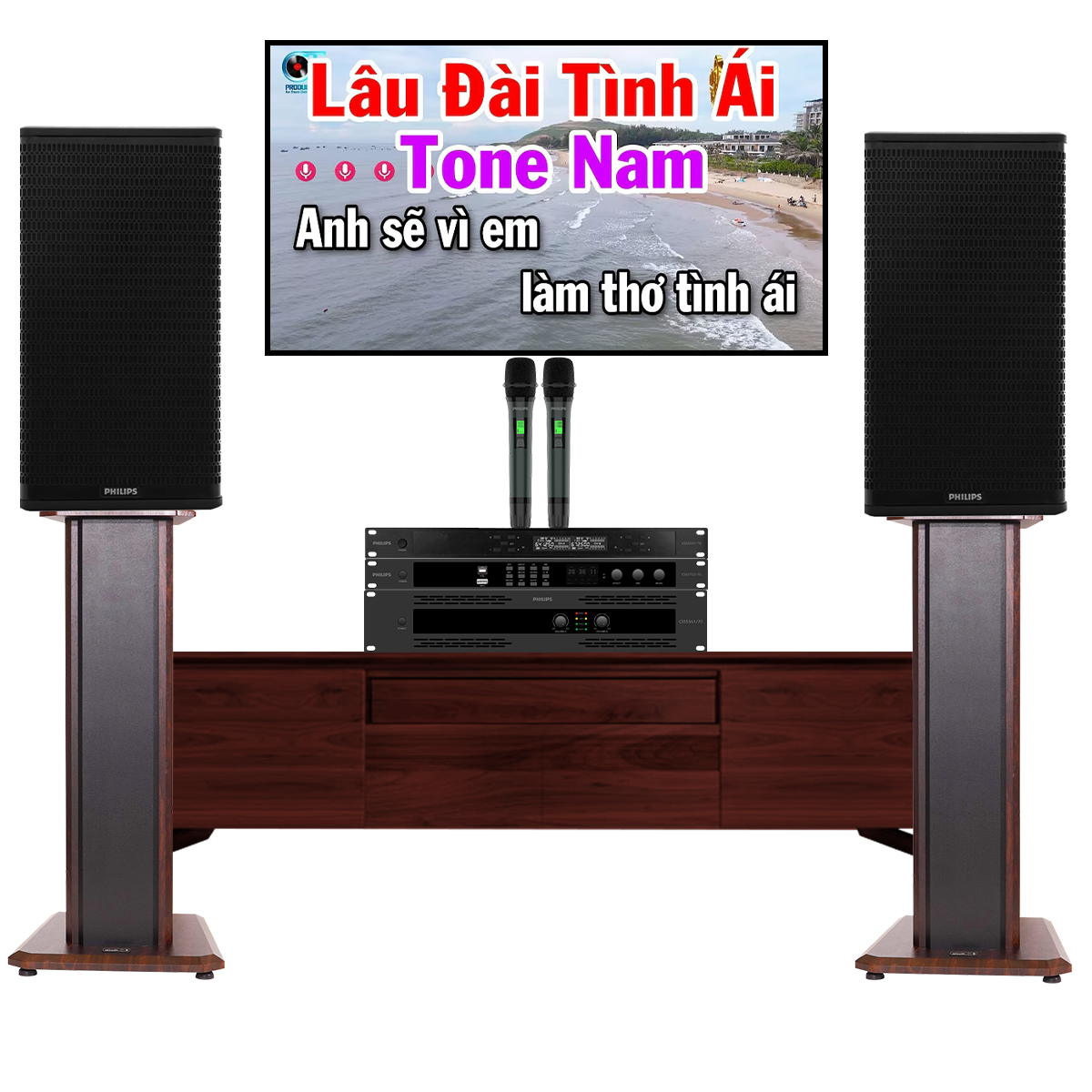 Dàn karaoke đồng bộ Philips 01 (CSS1600/70, CSS5561/70, CSS3752/70, CSS3331/70) - Hình 1