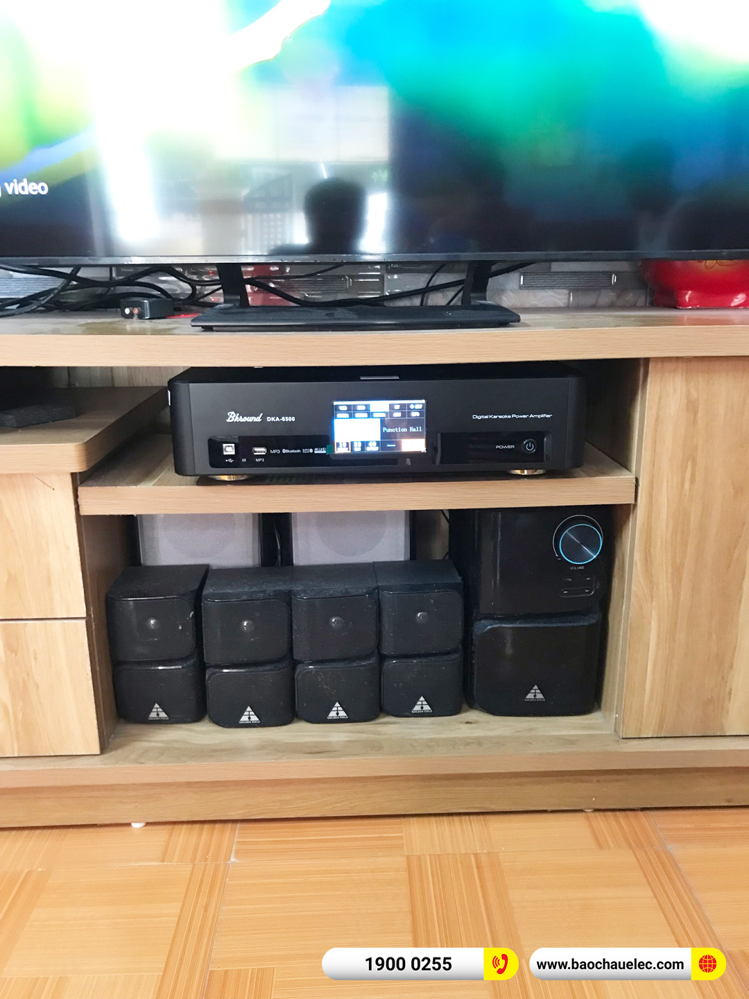 Lắp đặt dàn karaoke Denon hơn 23tr cho anh Lợi tại Thái Bình
