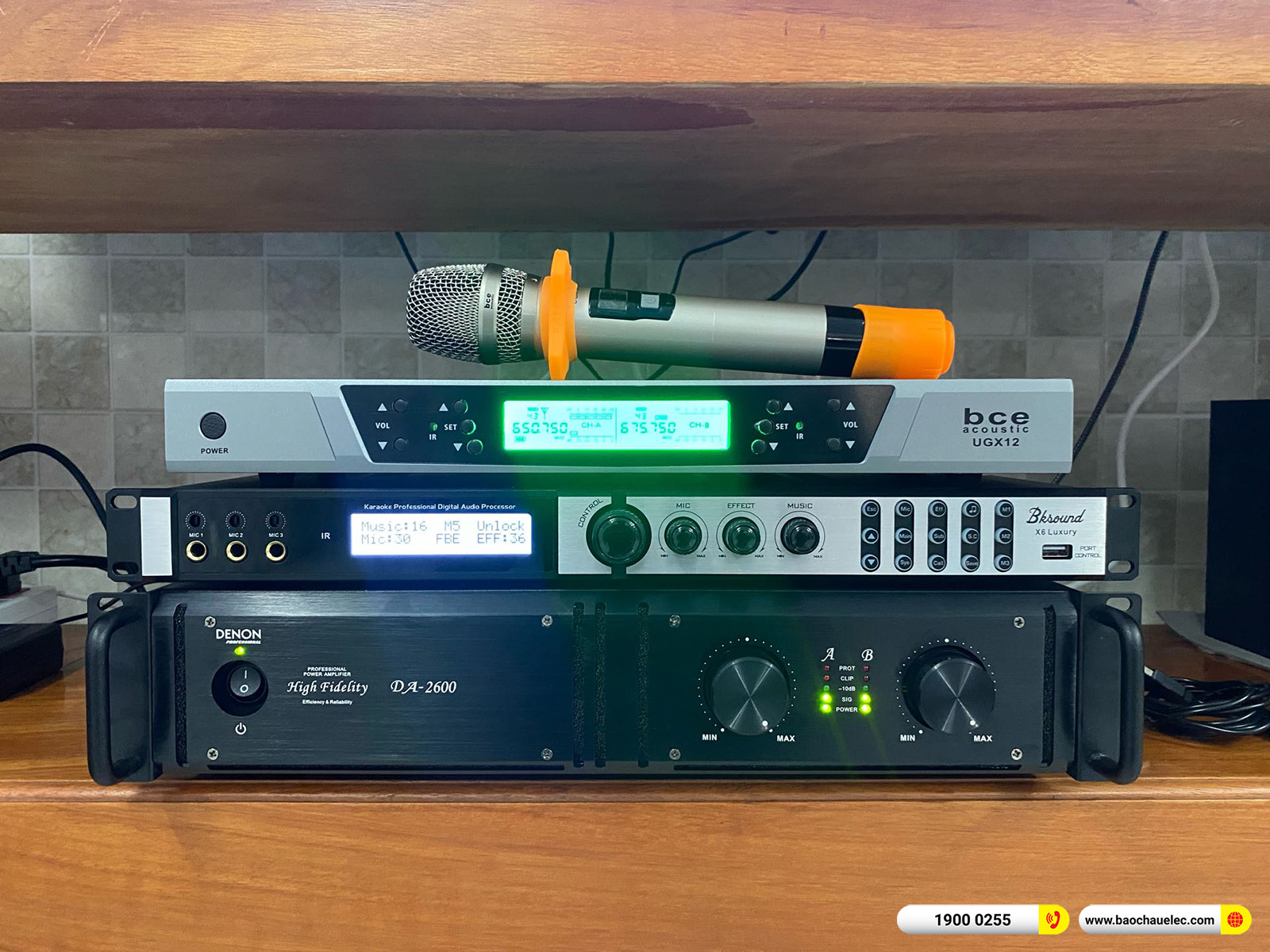 Lắp đặt d&agrave;n karaoke Denon gần 45tr cho anh T&agrave;i tại Vũng T&agrave;u 