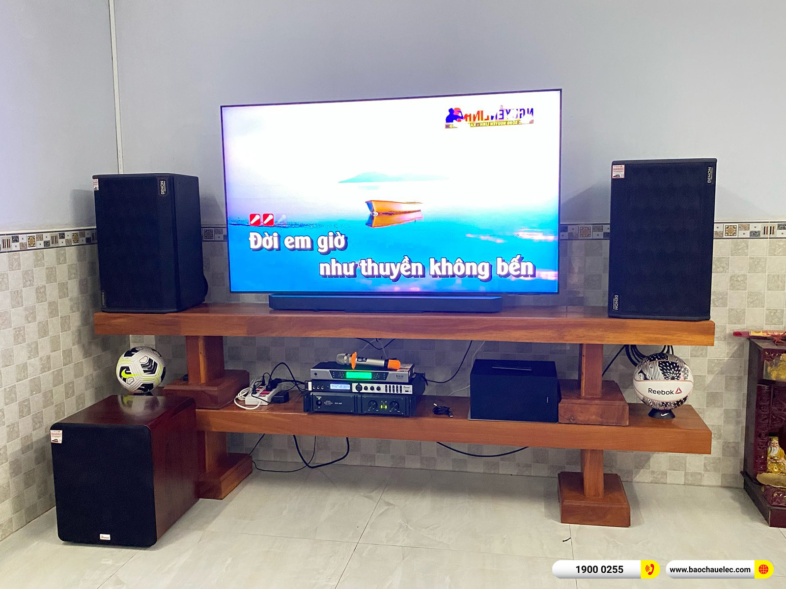 Lắp đặt d&agrave;n karaoke Denon gần 45tr cho anh T&agrave;i tại Vũng T&agrave;u 