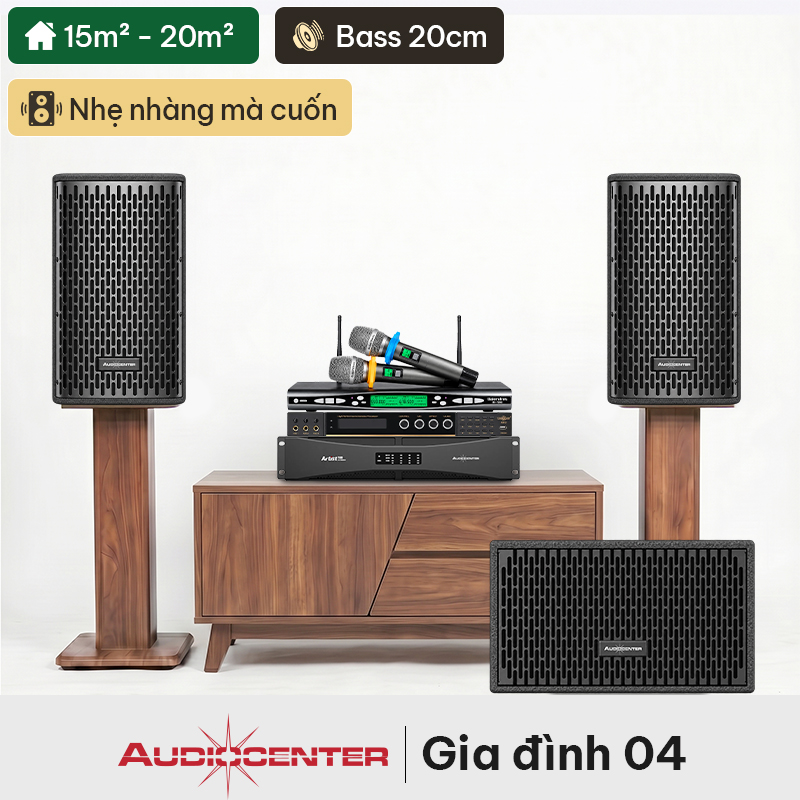 Dàn karaoke gia đình Audiocenter 04