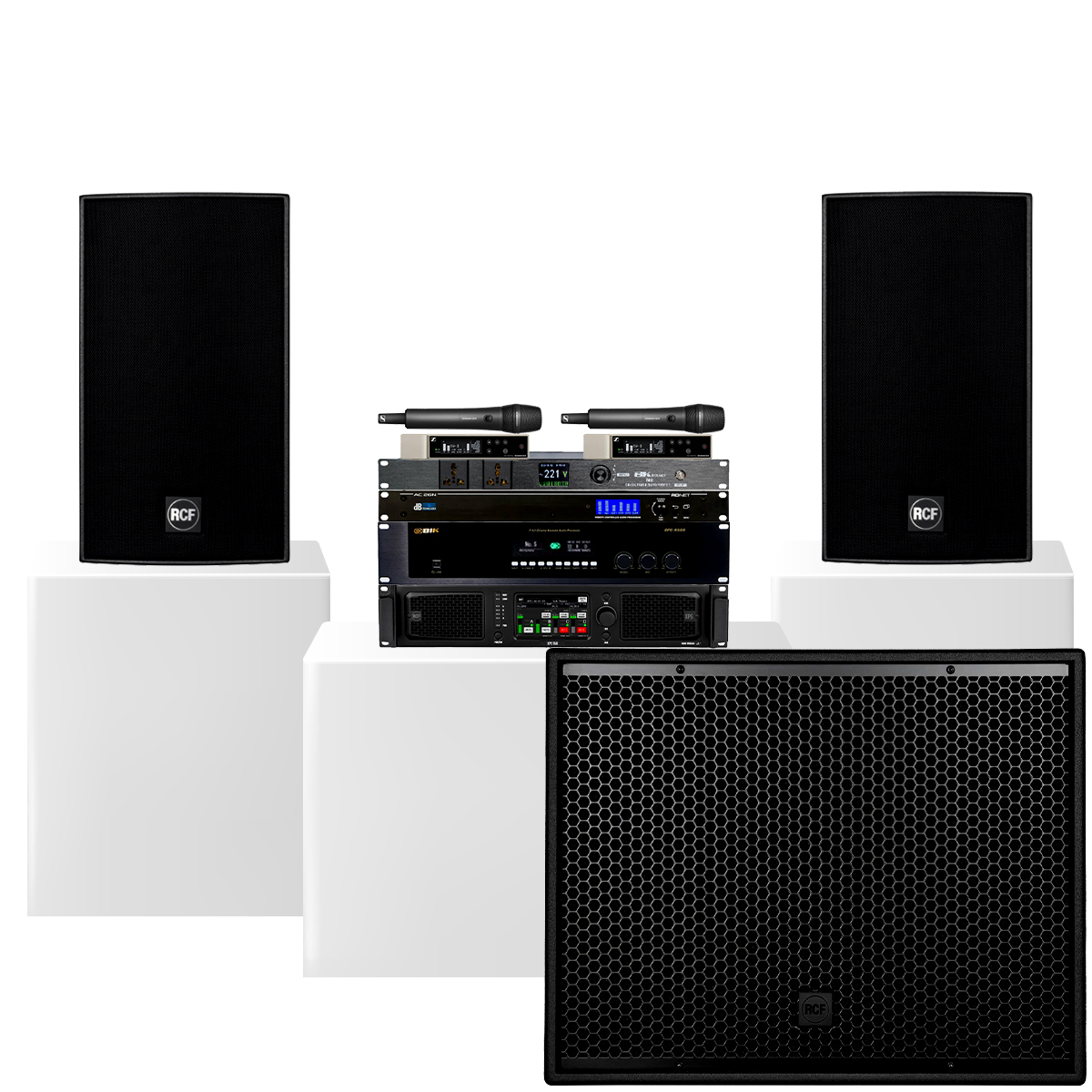 Dàn karaoke gia đình, biệt thự vip RCF 04