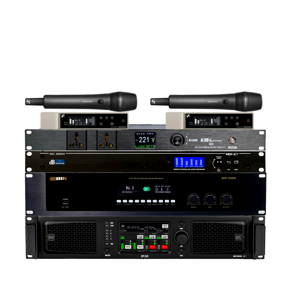 Dàn karaoke gia đình, biệt thự vip RCF 04