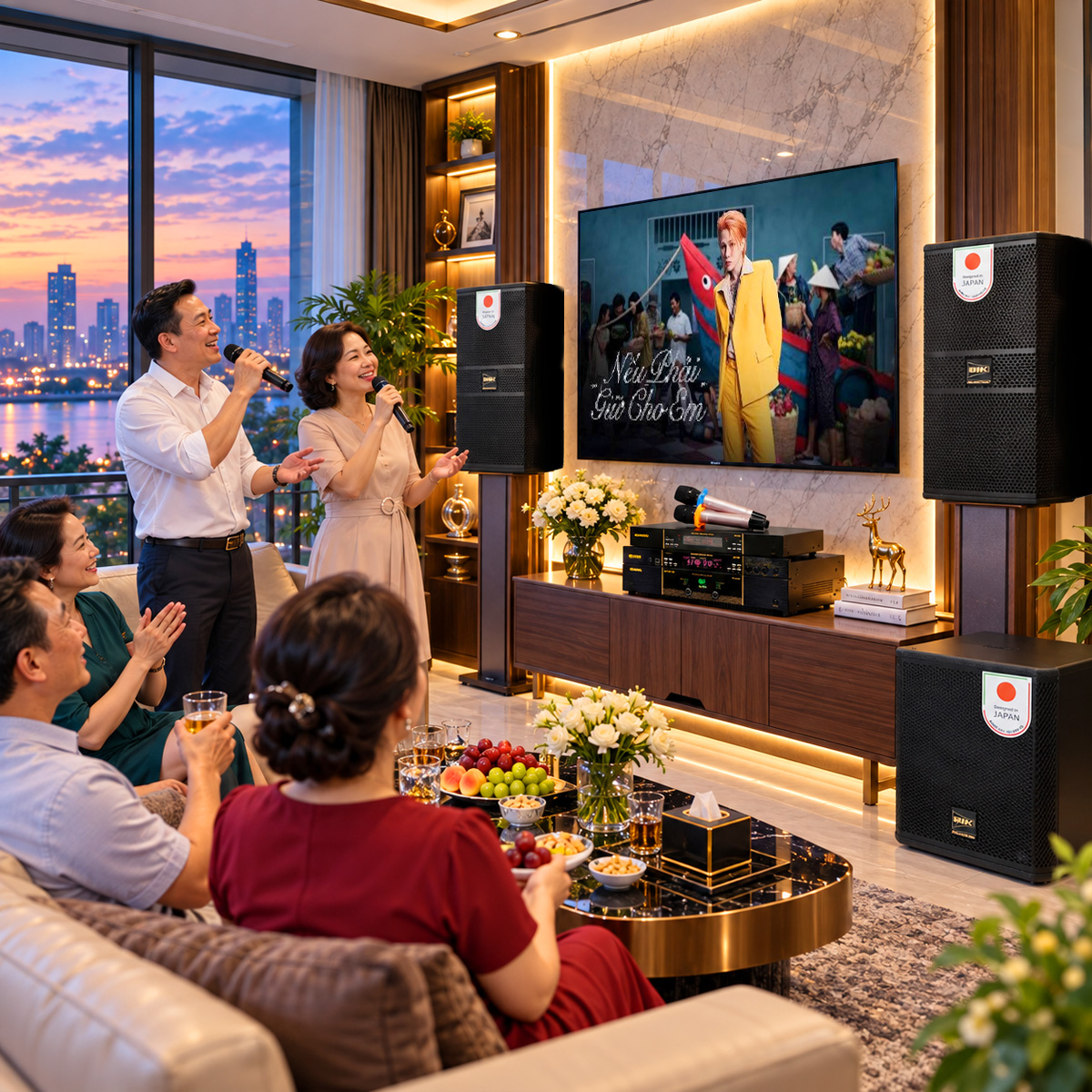 D&agrave;n karaoke gia đ&igrave;nh BIK 31