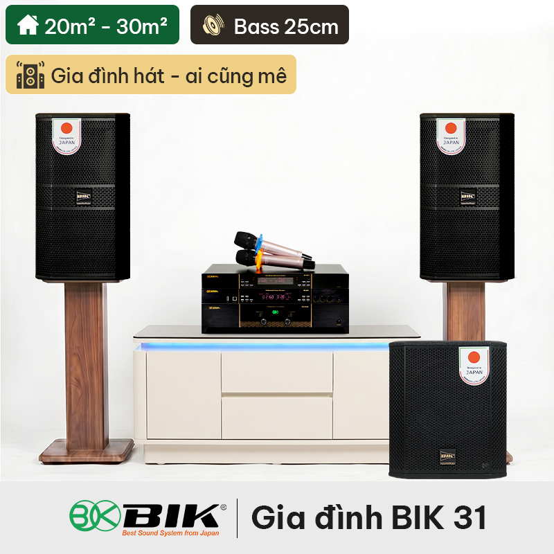 Dàn karaoke gia đình BIK 31