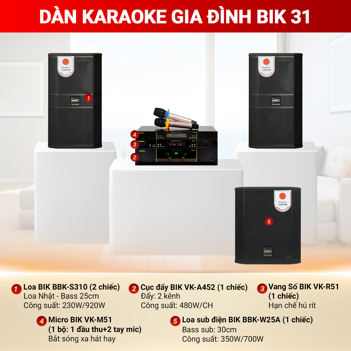 D&agrave;n karaoke gia đ&igrave;nh BIK 31