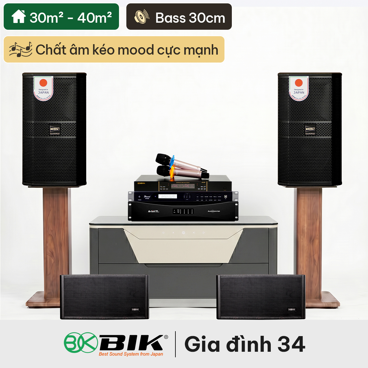 Dàn karaoke gia đình BIK 34