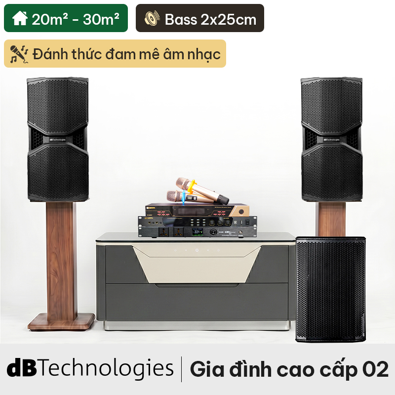 Dàn karaoke gia đình cao cấp dBTechnologies 02