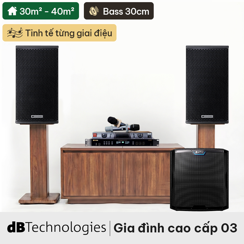 Dàn karaoke gia đình cao cấp dBTechnologies 03