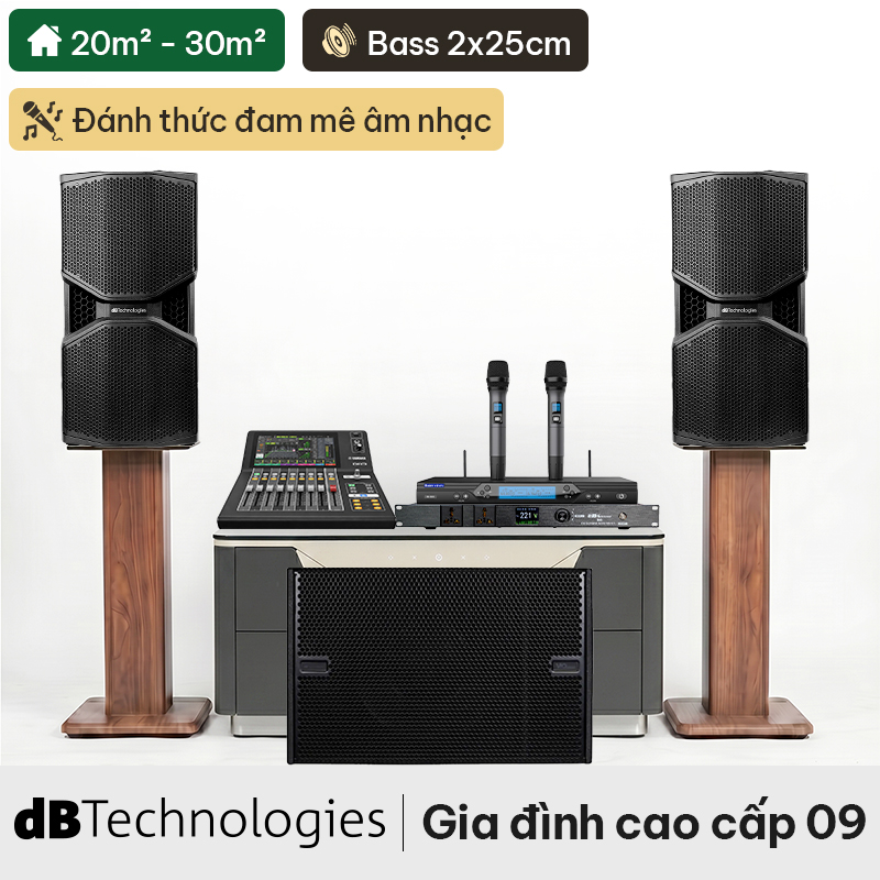 Dàn karaoke gia đình cao cấp dBTechnologies 09