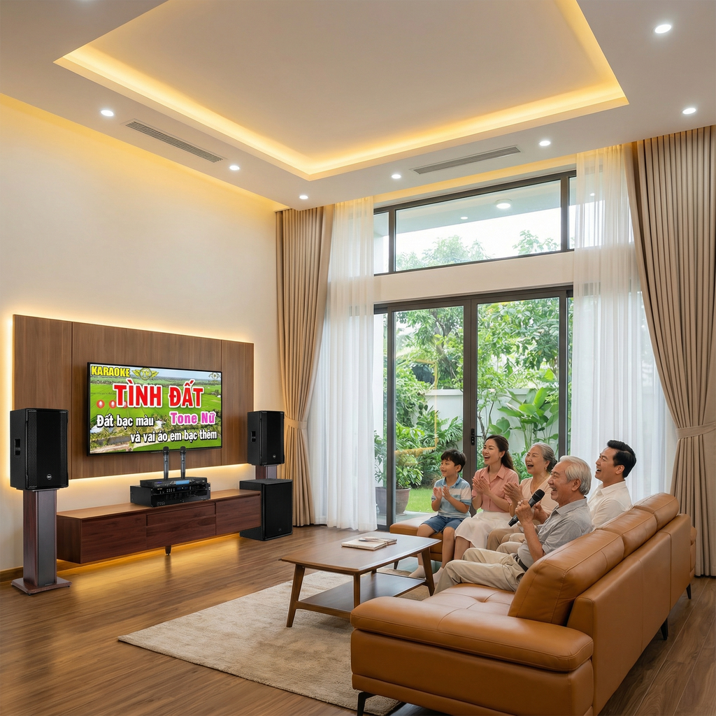 Dàn karaoke gia đình cao cấp RCF 01