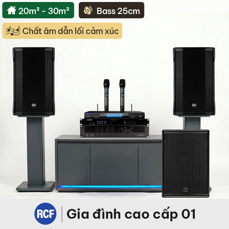 Dàn karaoke gia đình cao cấp RCF 01