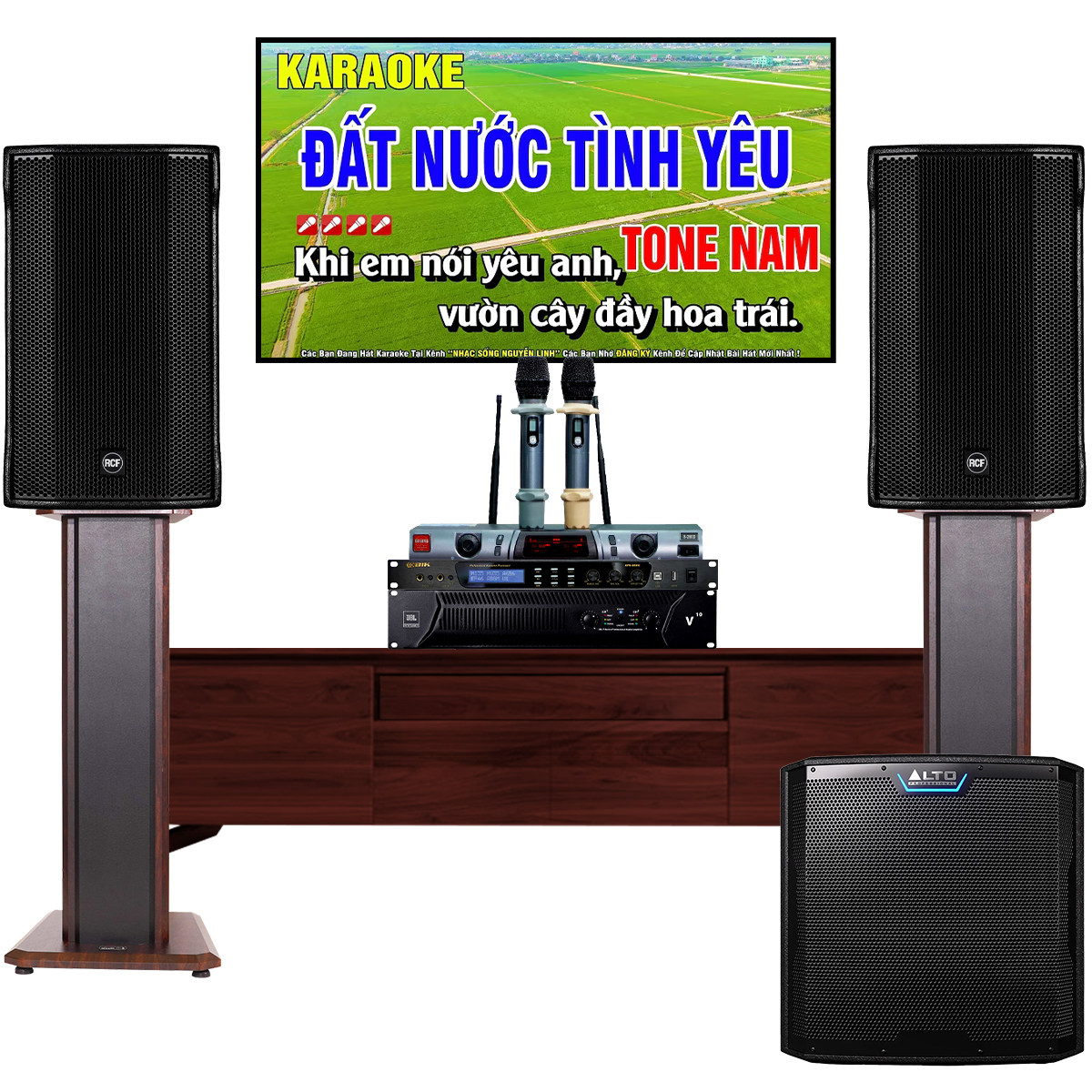 Dàn karaoke gia đình cao cấp RCF 04