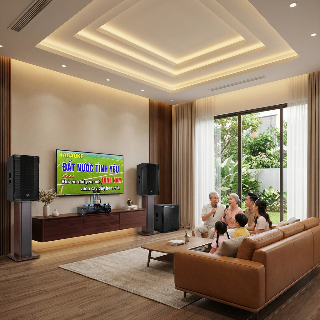 Dàn karaoke gia đình cao cấp RCF 04