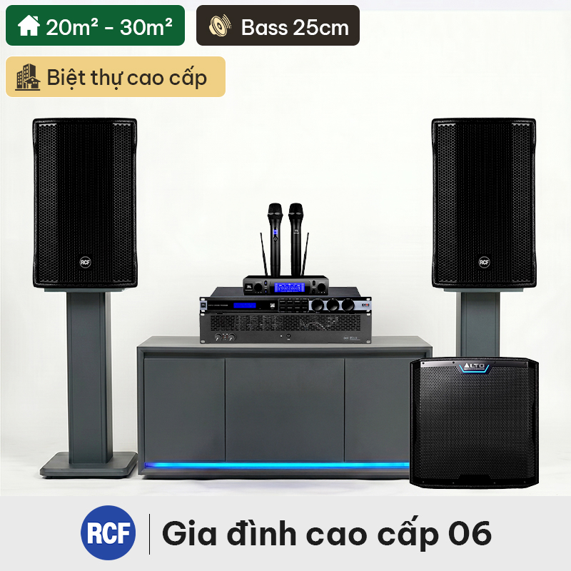 Dàn karaoke gia đình cao cấp RCF 06