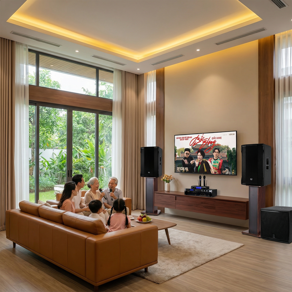 dàn karaoke gia đình cao cấp RCF 09