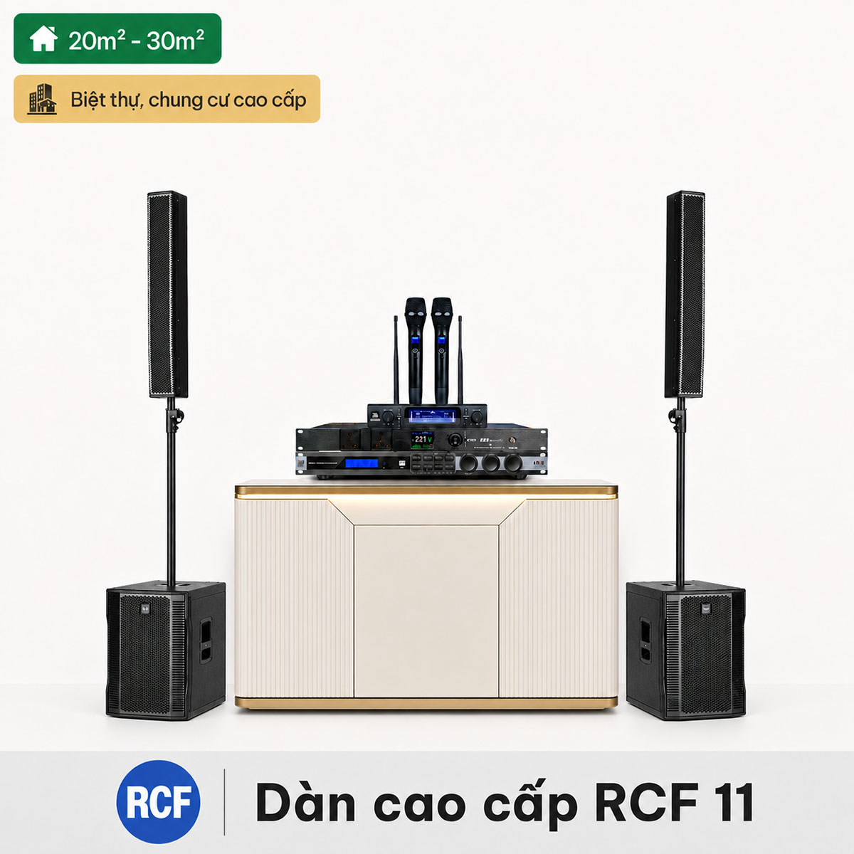 Dàn karaoke gia đình cao cấp RCF 11