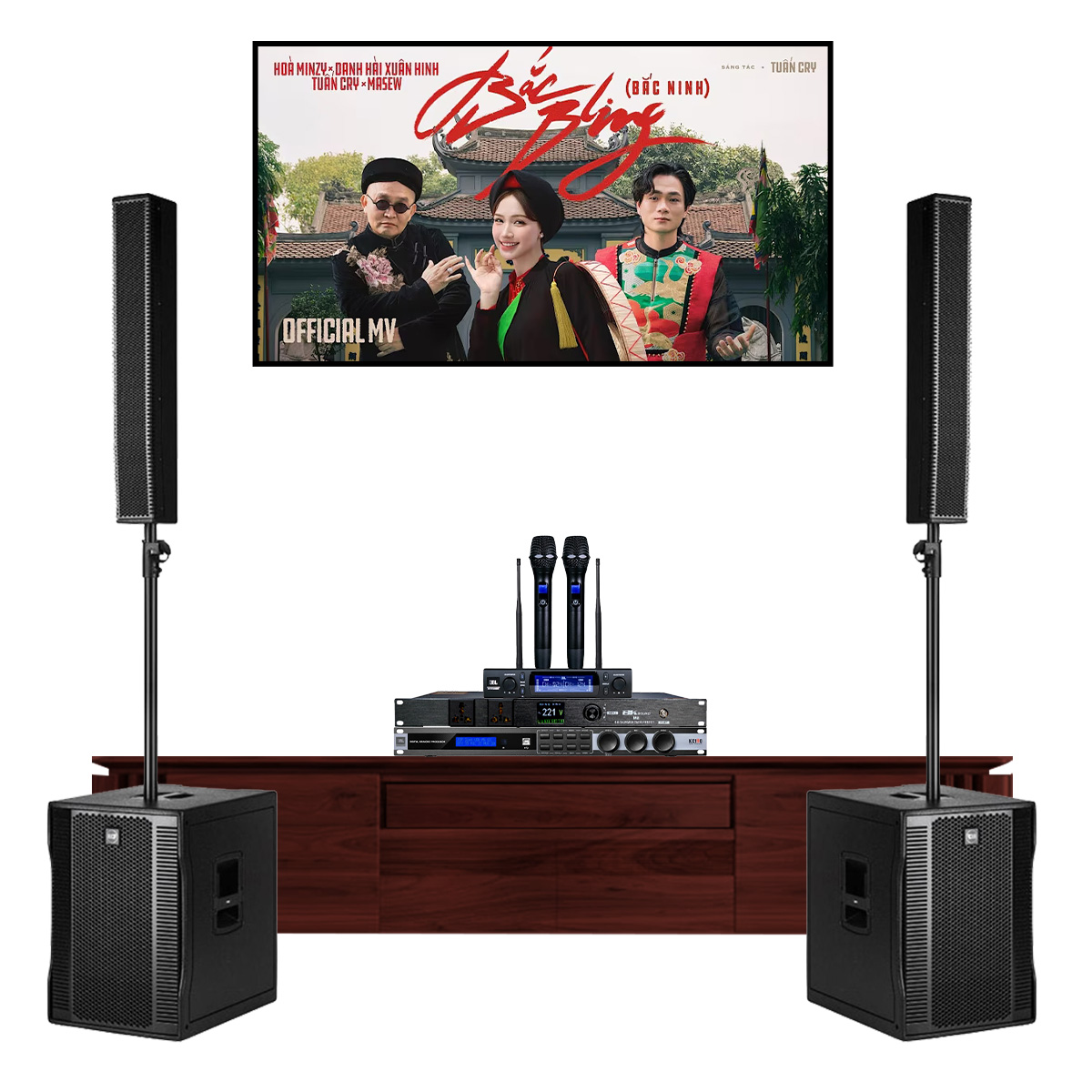 Dàn karaoke gia đình cao cấp RCF 11