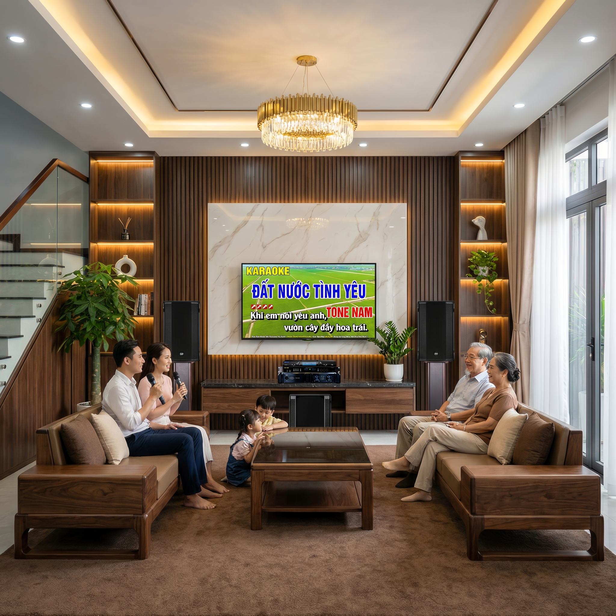 Dàn karaoke gia đình cao cấp RCF 13