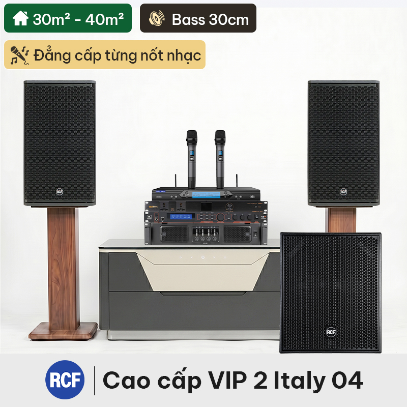 Dàn karaoke gia đình cao cấp RCF VIP 2 Italy 04