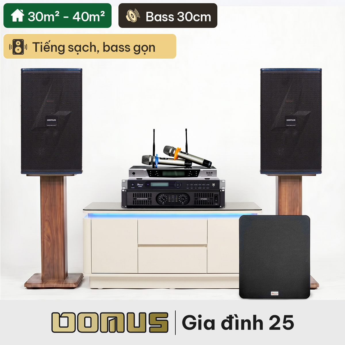 Dàn karaoke gia đình Domus 25