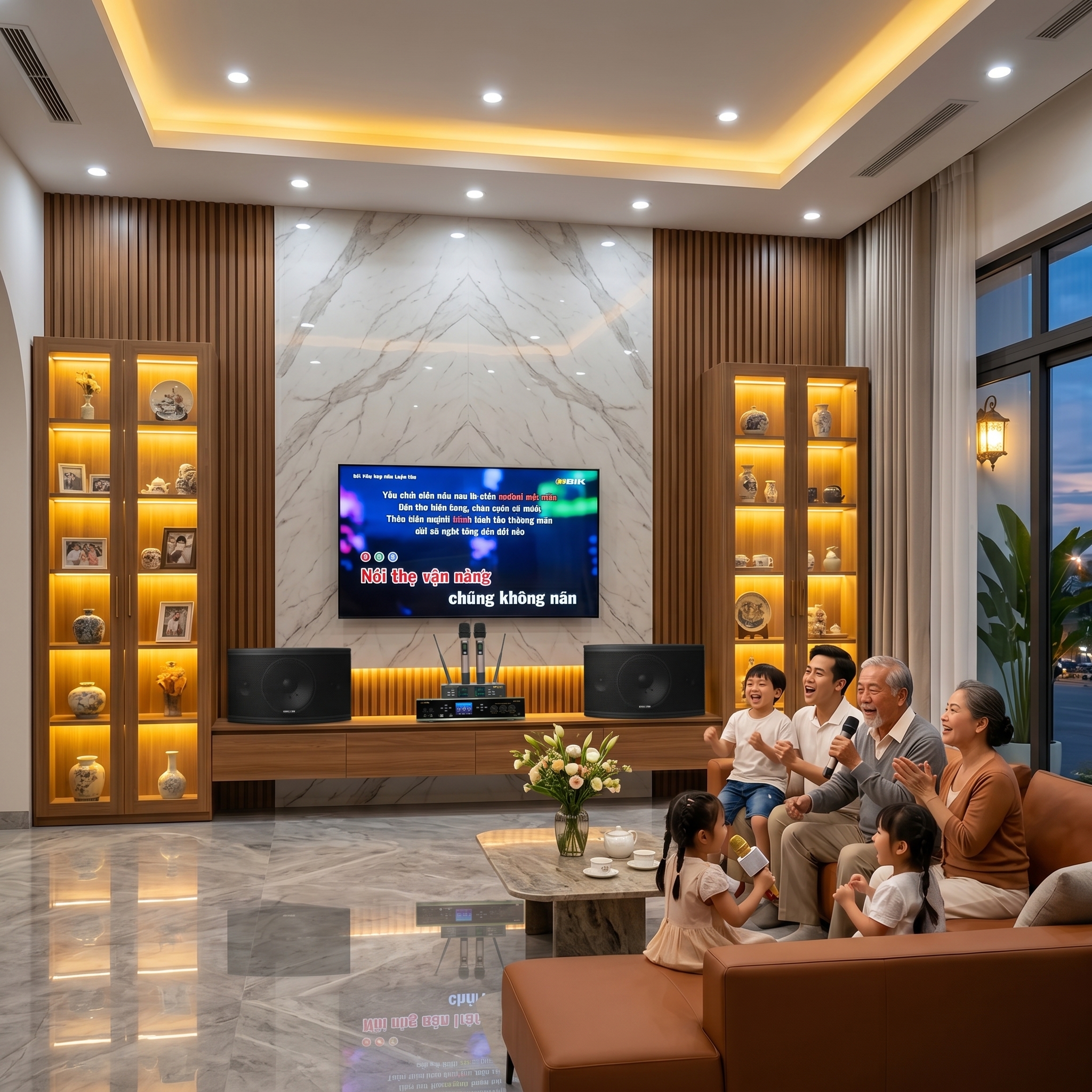 D&agrave;n karaoke gia đ&igrave;nh Philips 04