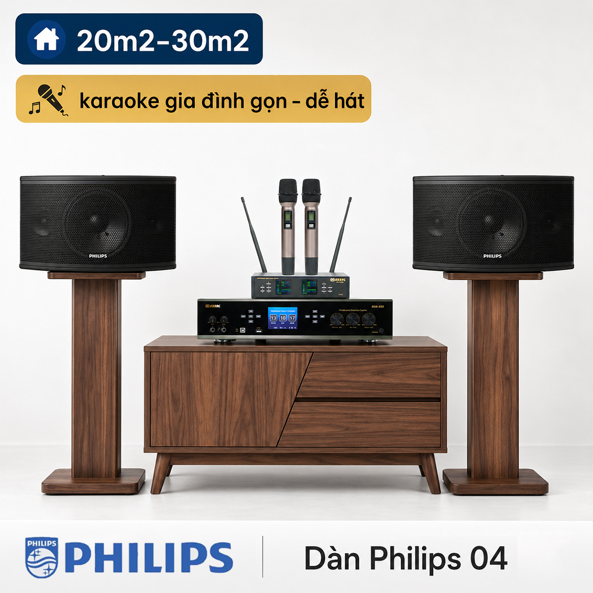 Dàn karaoke gia đình Philips 04