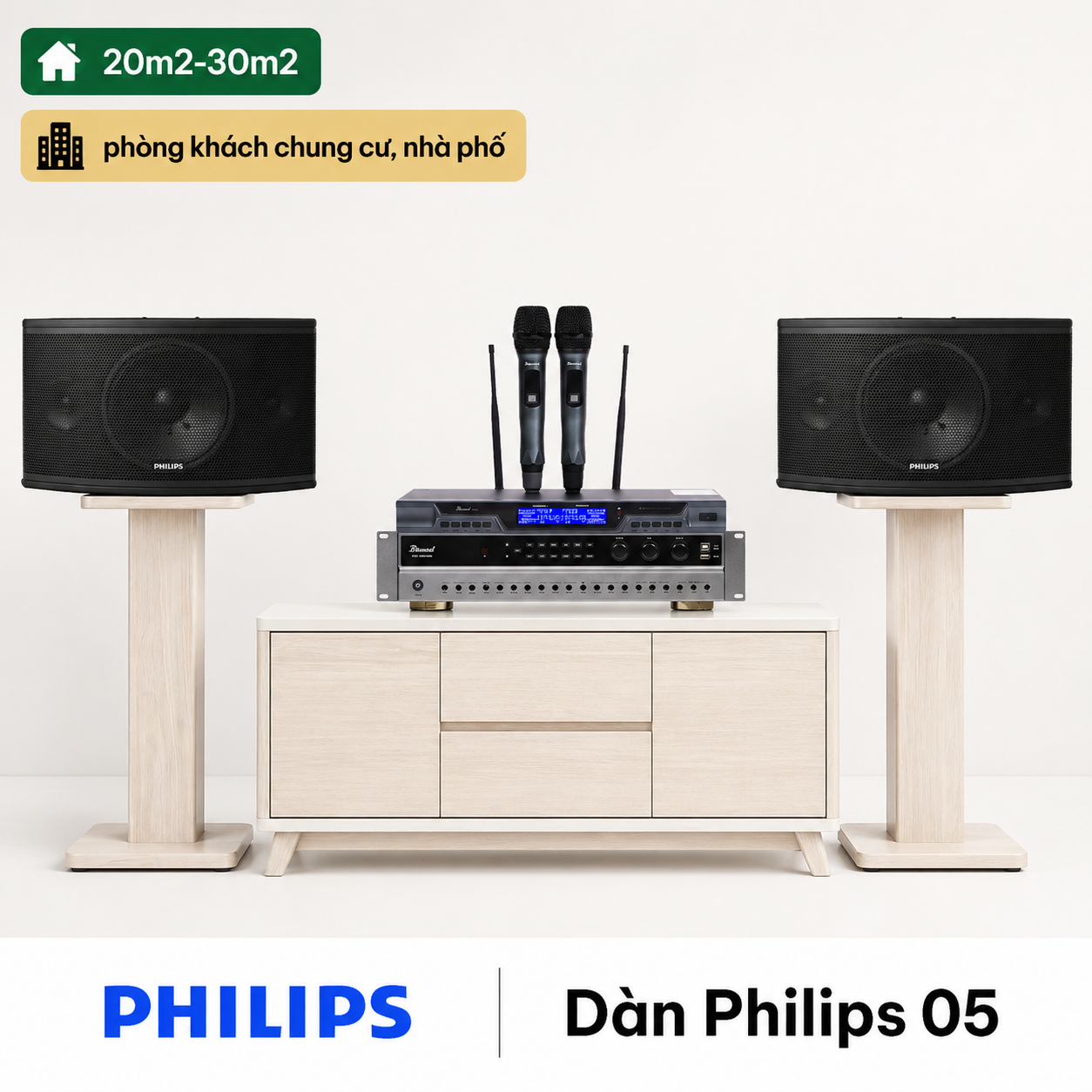 Dàn karaoke gia đình Philips 05