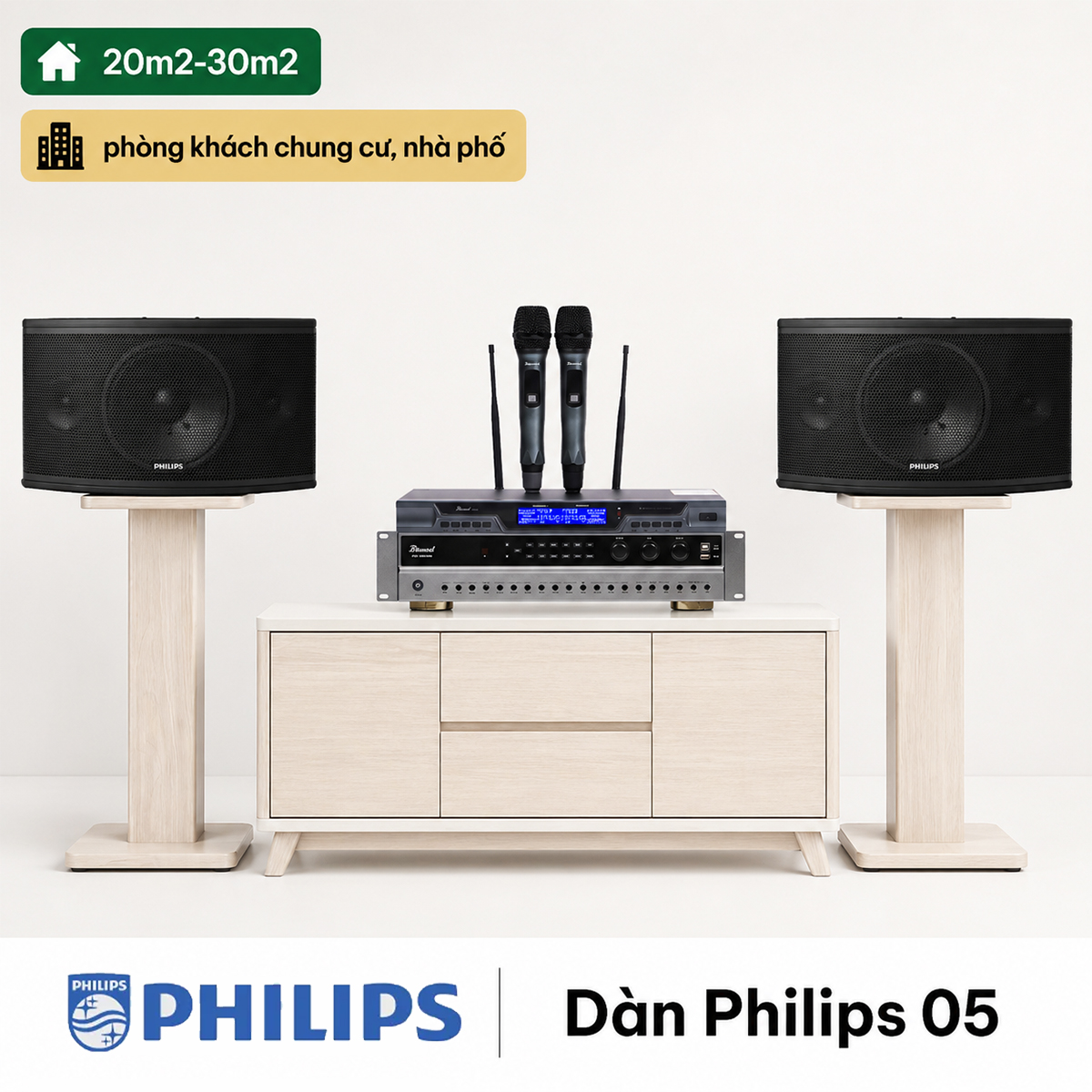 Dàn karaoke gia đình Philips 05