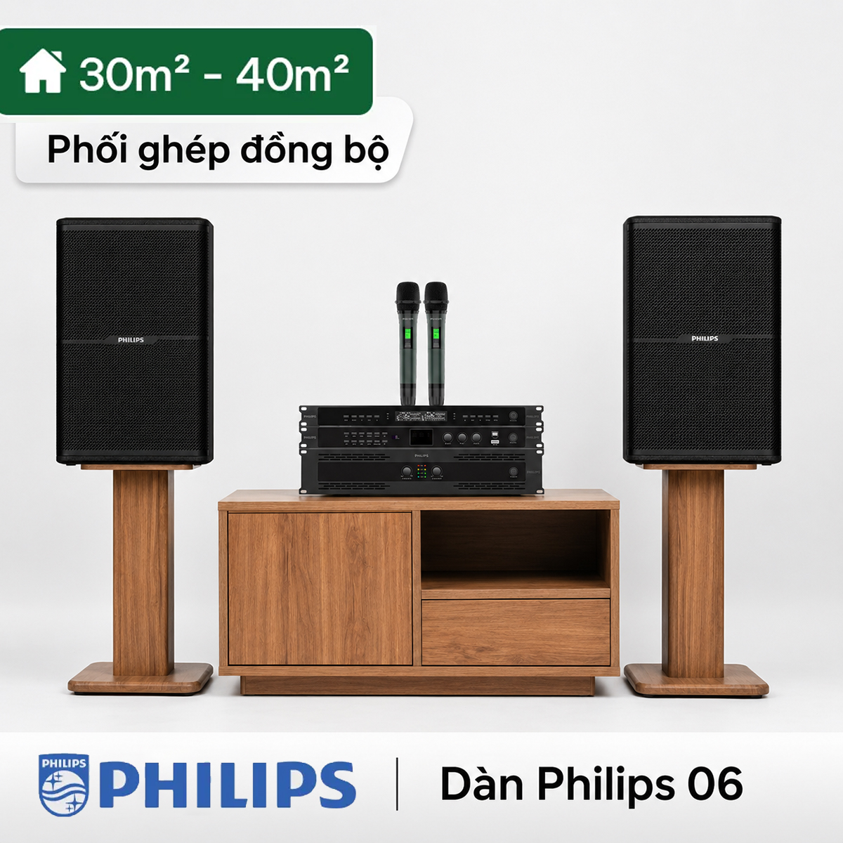 Dàn karaoke gia đình Philips 06