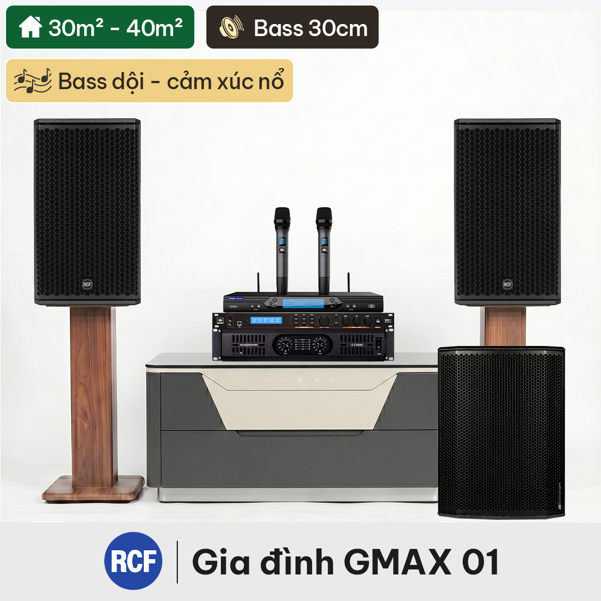 Dàn karaoke gia đình RCF GMAX 01