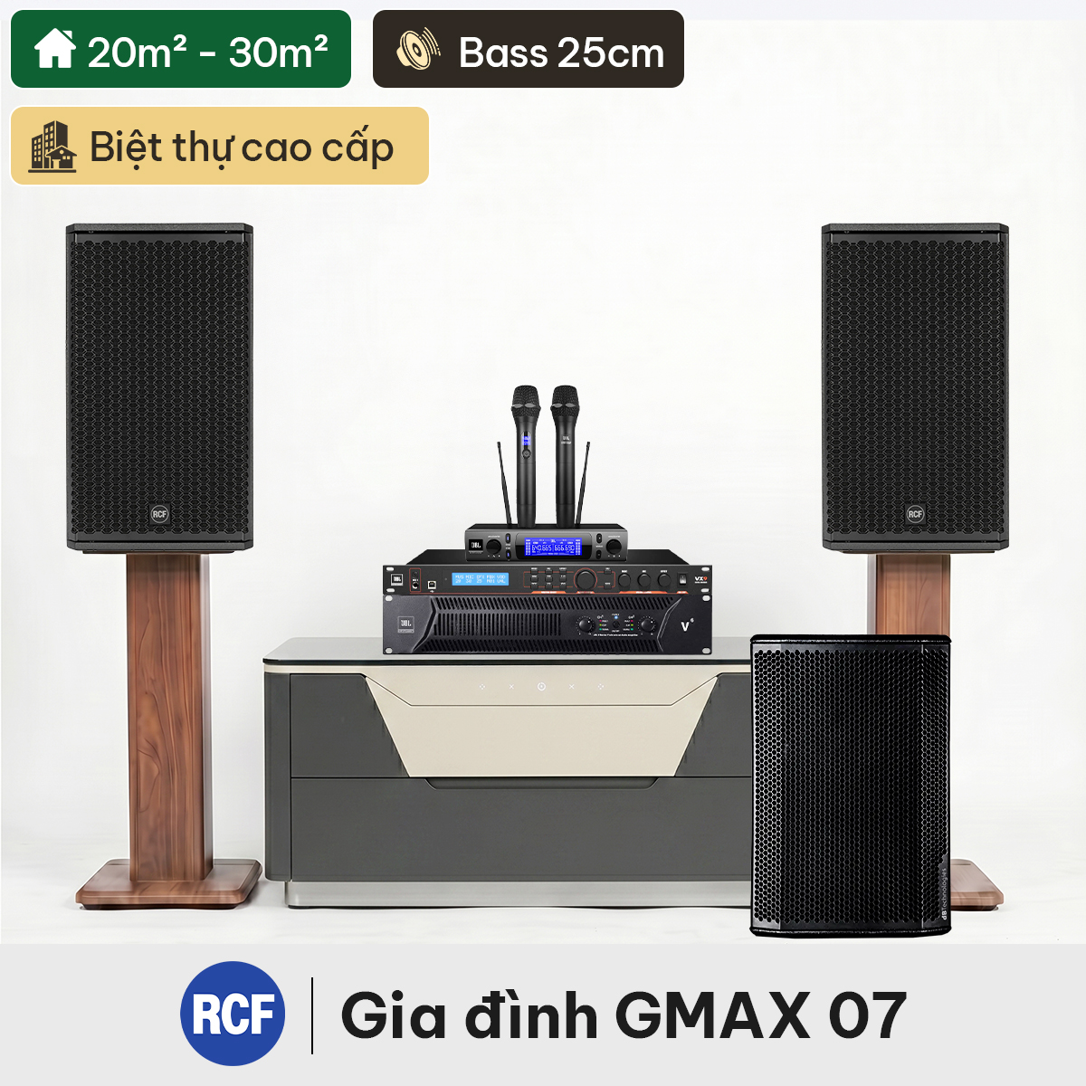 Dàn karaoke gia đình RCF GMAX 07