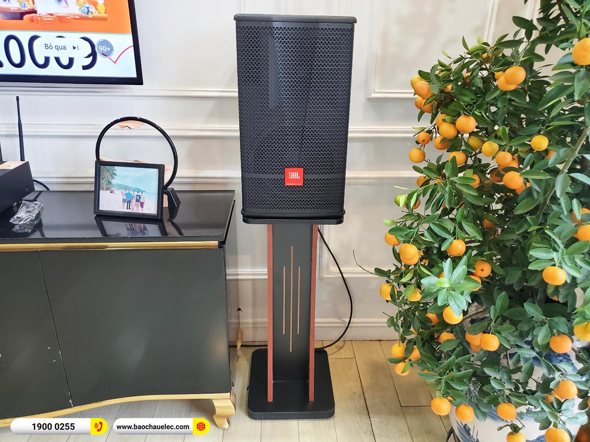 Lắp đặt d&agrave;n karaoke JBL hơn 33tr cho b&aacute;c B&igrave;nh tại H&agrave; Nội (JBL CV1070, BKSound DKA 6500)