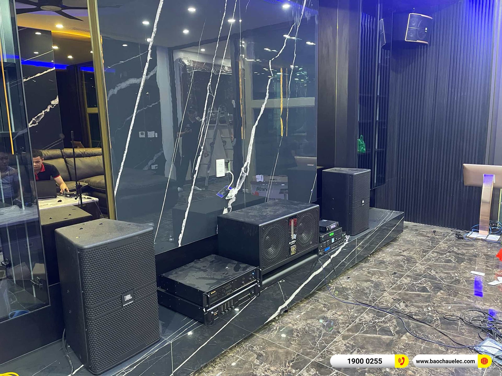 Lắp đặt d&agrave;n karaoke JBL gần 115tr cho anh H&agrave; tại H&agrave; Nội 