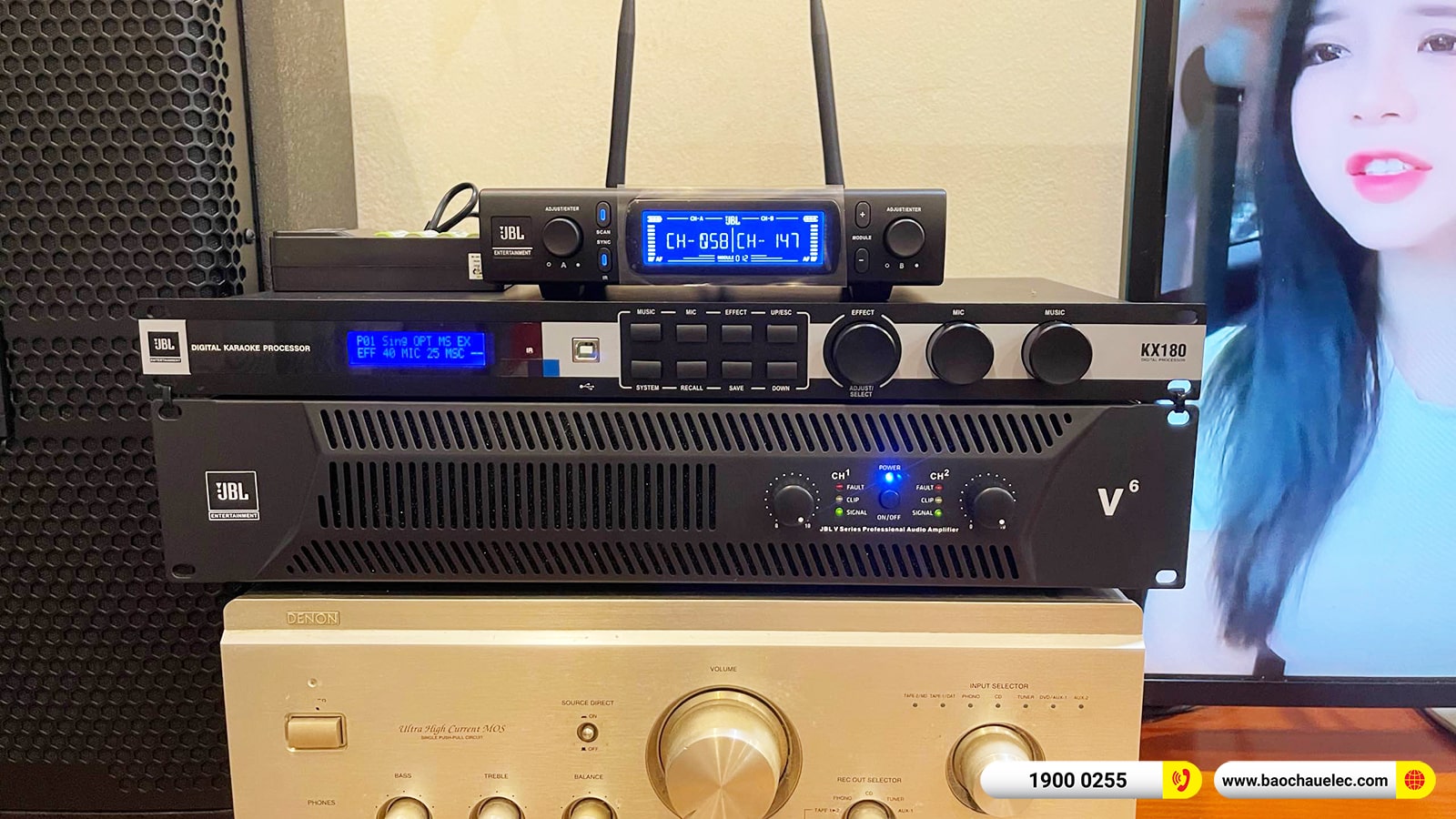 Lắp đặt d&agrave;n karaoke JBL hơn 70tr cho anh B&aacute;u tại H&agrave; Nội 