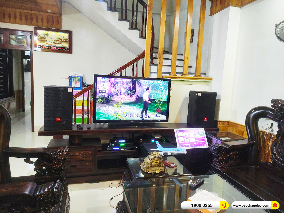 Lắp đặt d&agrave;n karaoke JBL khoảng 100tr cho anh Chiến tại H&agrave; Nam