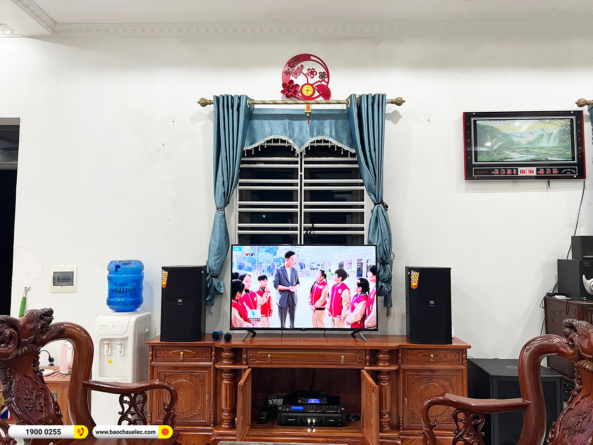 Lắp đặt d&agrave;n karaoke JBL hơn 60tr cho anh Chinh tại Hải Dương 