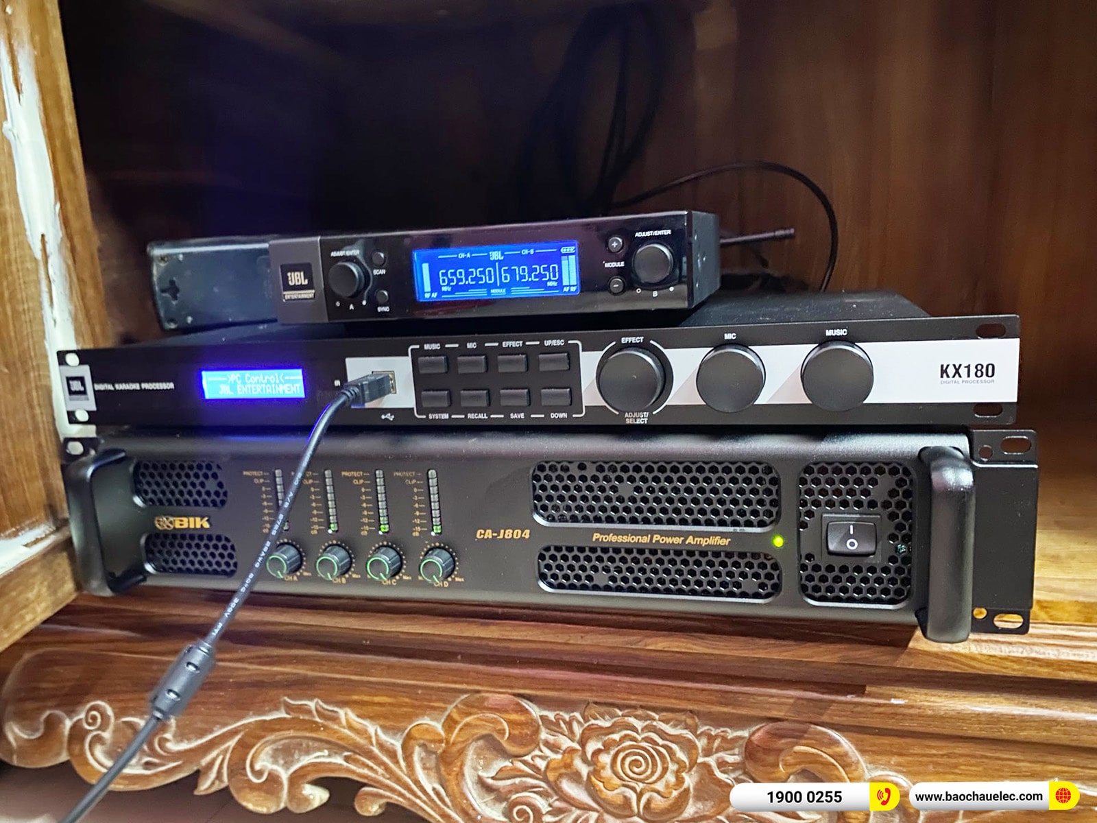 Lắp đặt d&agrave;n karaoke JBL khoảng 78tr cho anh Chuẩn tại H&agrave; Nội
