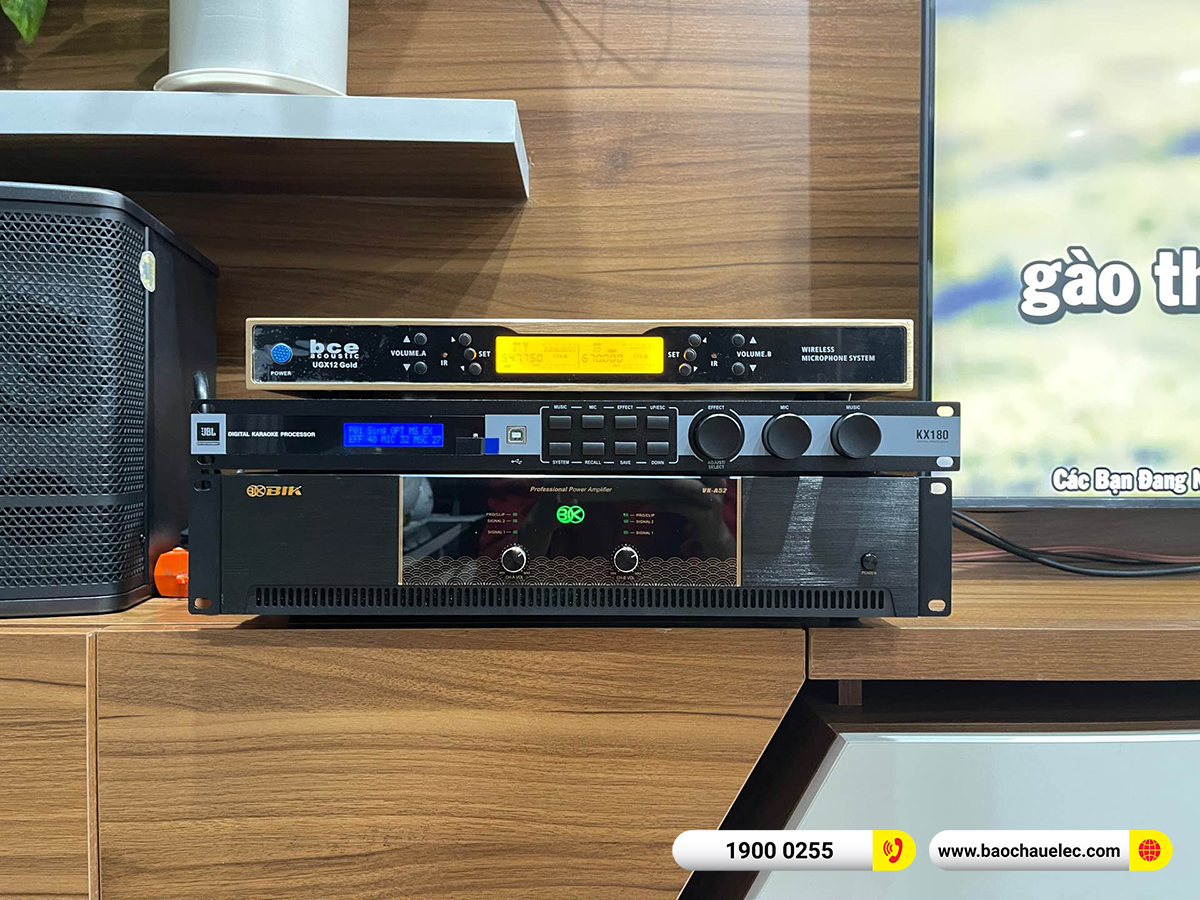 Lắp đặt d&agrave;n karaoke JBL hơn 33tr cho anh Cường tại H&agrave; Nội 