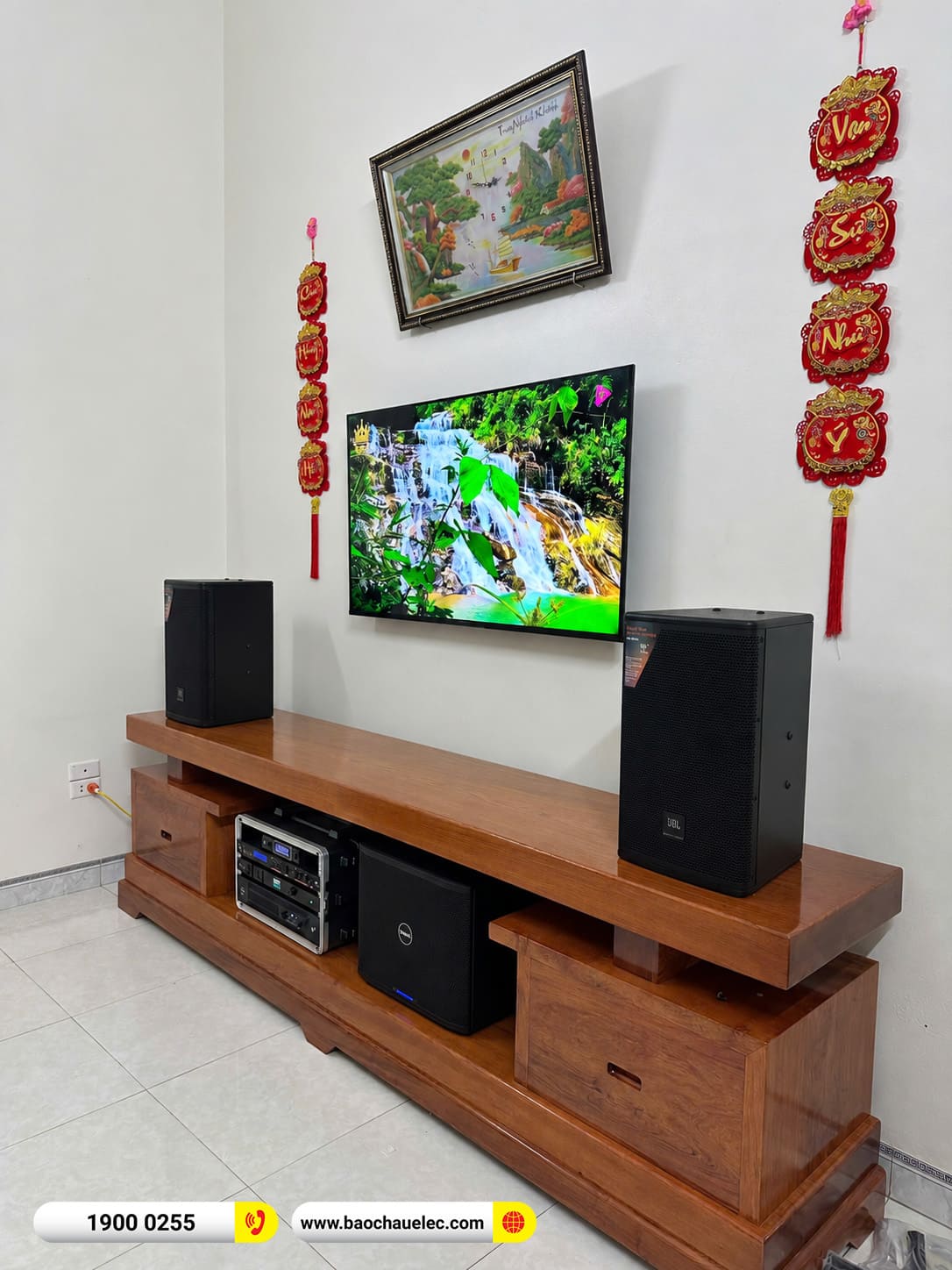 Lắp đặt d&agrave;n karaoke JBL hơn 60tr cho anh Đại tại Ninh B&igrave;nh